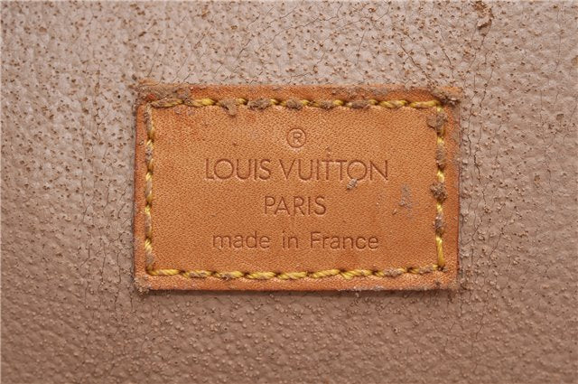 Authentic LOUIS VUITTON Monogram Sac Plat Hand Bag M51140 LV Junk 5755C