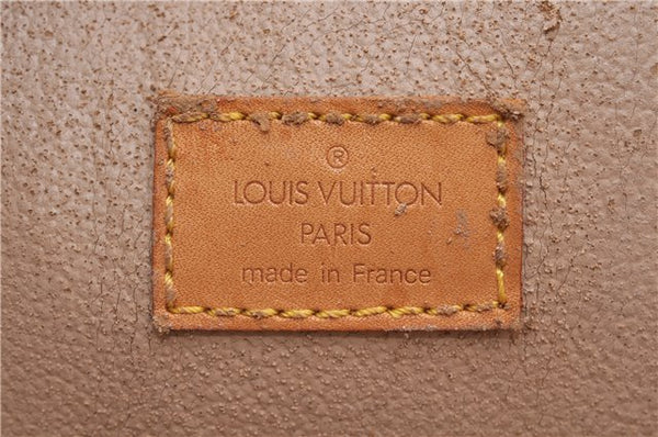 Authentic LOUIS VUITTON Monogram Sac Plat Hand Bag M51140 LV Junk 5755C