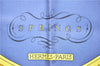 Authentic HERMES Carre 90 Scarf "SPRINGS" Silk Navy 5755D