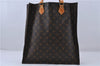 Authentic LOUIS VUITTON Monogram Sac Plat Hand Bag M51140 LV 5756C