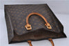 Authentic LOUIS VUITTON Monogram Sac Plat Hand Bag M51140 LV 5756C