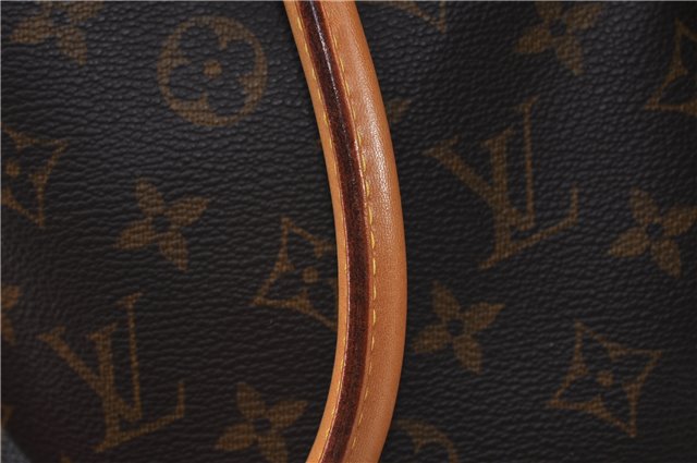 Authentic LOUIS VUITTON Monogram Sac Plat Hand Bag M51140 LV 5756C