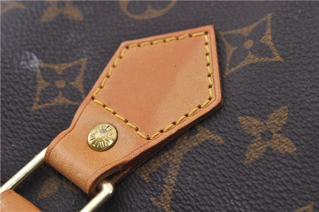 Authentic LOUIS VUITTON Monogram Sac Plat Hand Bag M51140 LV 5756C