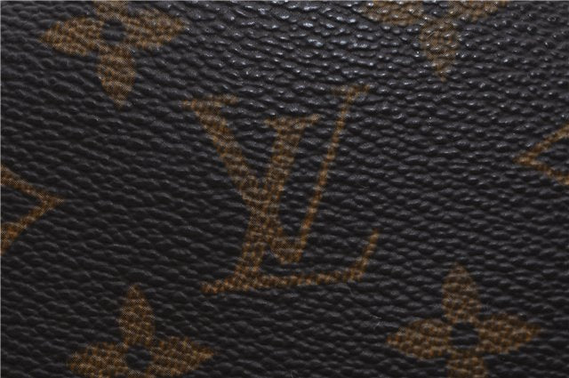 Authentic LOUIS VUITTON Monogram Sac Plat Hand Bag M51140 LV 5756C