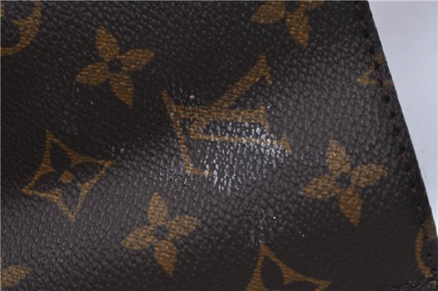 Authentic LOUIS VUITTON Monogram Sac Plat Hand Bag M51140 LV 5756C