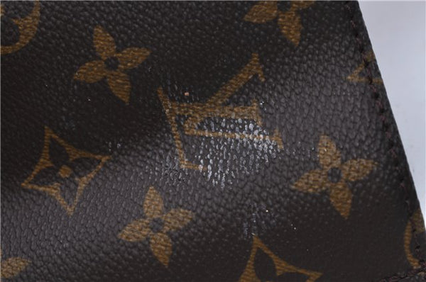 Authentic LOUIS VUITTON Monogram Sac Plat Hand Bag M51140 LV 5756C