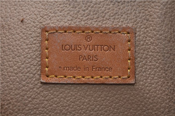 Authentic LOUIS VUITTON Monogram Sac Plat Hand Bag M51140 LV 5756C