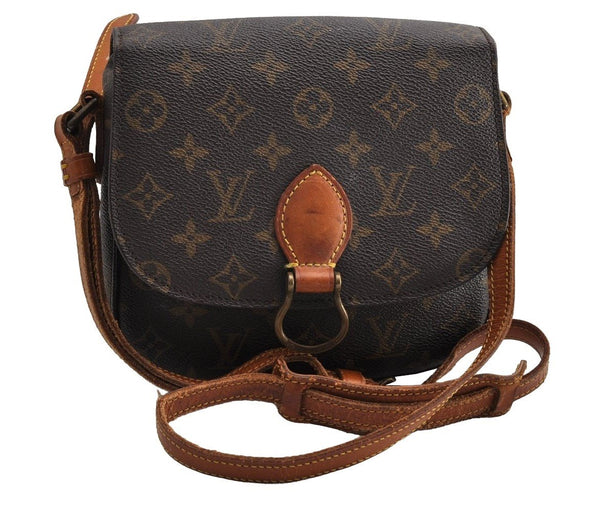 Authentic Louis Vuitton Monogram Saint Cloud MM M51243 Shoulder Cross Bag 5756I