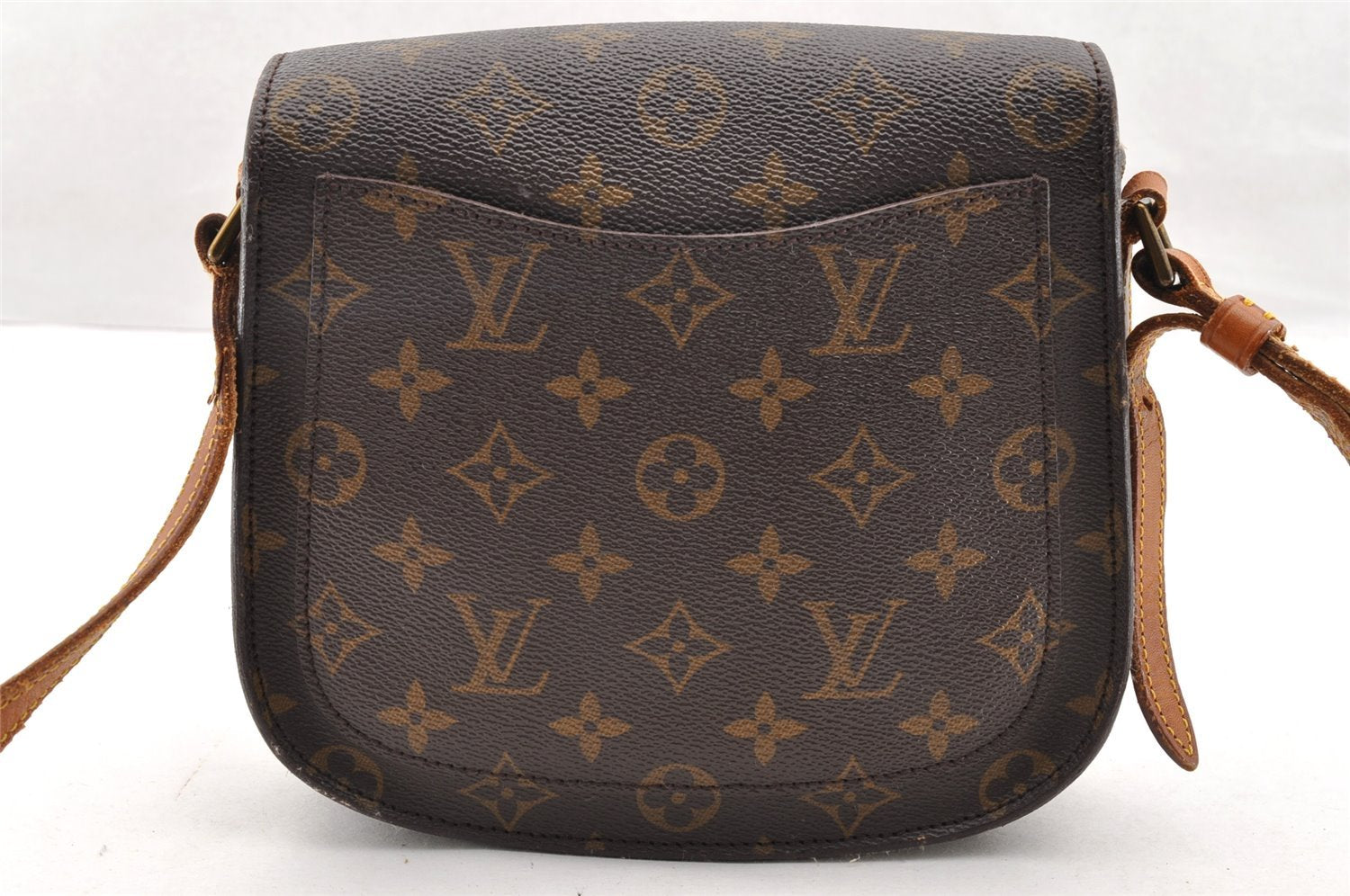 Authentic Louis Vuitton Monogram Saint Cloud MM M51243 Shoulder Cross Bag 5756I