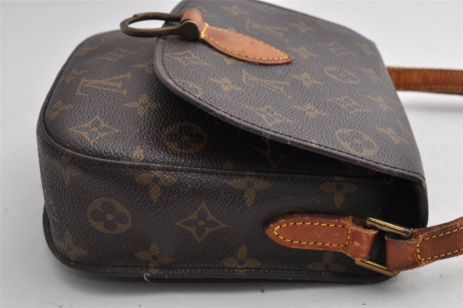 Authentic Louis Vuitton Monogram Saint Cloud MM M51243 Shoulder Cross Bag 5756I