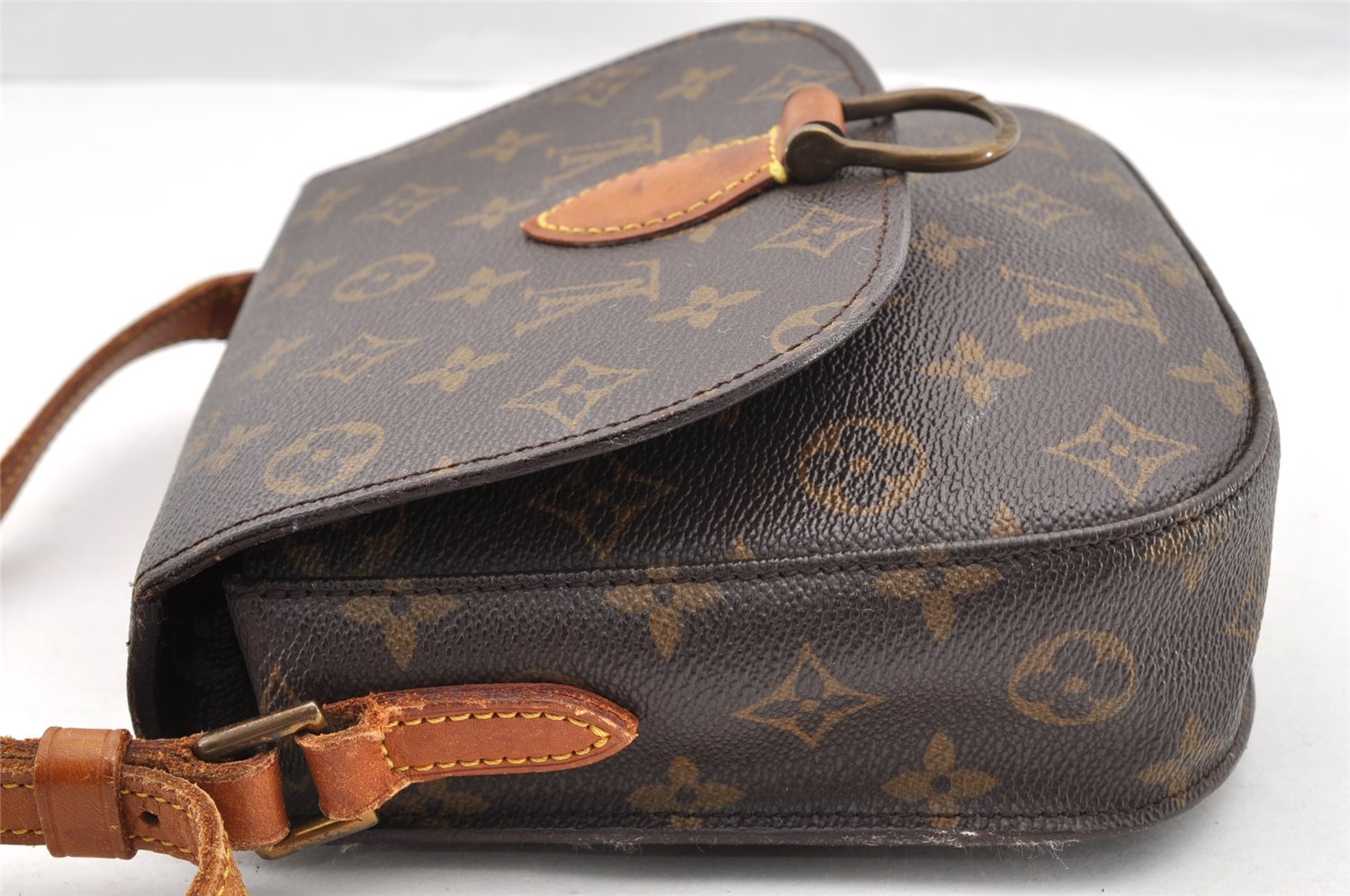 Authentic Louis Vuitton Monogram Saint Cloud MM M51243 Shoulder Cross Bag 5756I