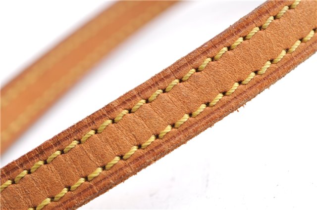 Authentic Louis Vuitton Leather Shoulder Strap Beige 46.9