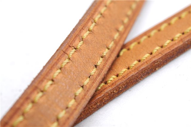 Authentic Louis Vuitton Leather Shoulder Strap Beige 46.9