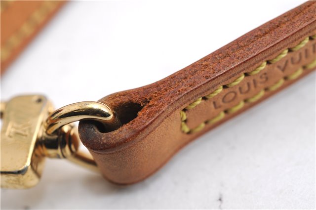 Authentic Louis Vuitton Leather Shoulder Strap Beige 46.9