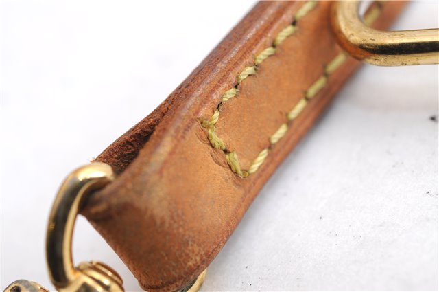 Authentic Louis Vuitton Leather Shoulder Strap Beige 46.9