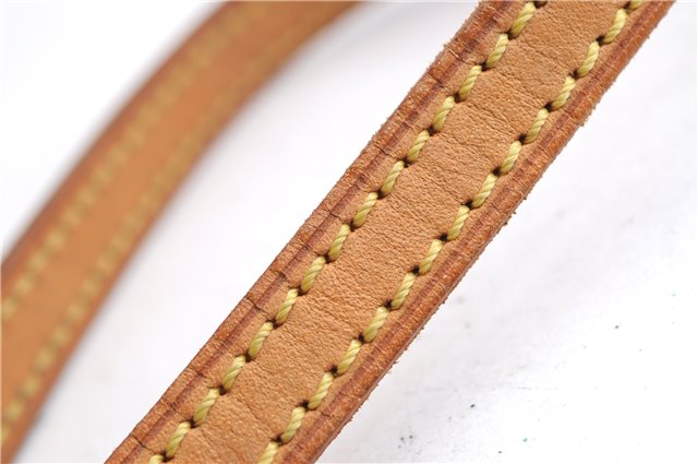 Authentic Louis Vuitton Leather Shoulder Strap Beige 46.9