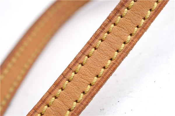 Authentic Louis Vuitton Leather Shoulder Strap Beige 46.9" LV 5757E