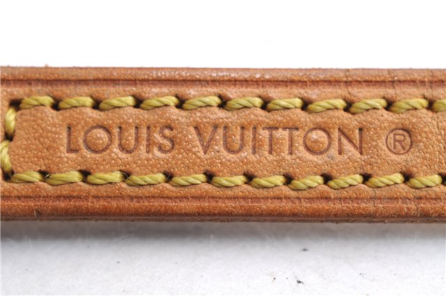 Authentic Louis Vuitton Leather Shoulder Strap Beige 46.9