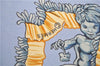 Authentic HERMES Carre 90 Scarf "Traineaux et glifsades" Silk Light Blue 5758D