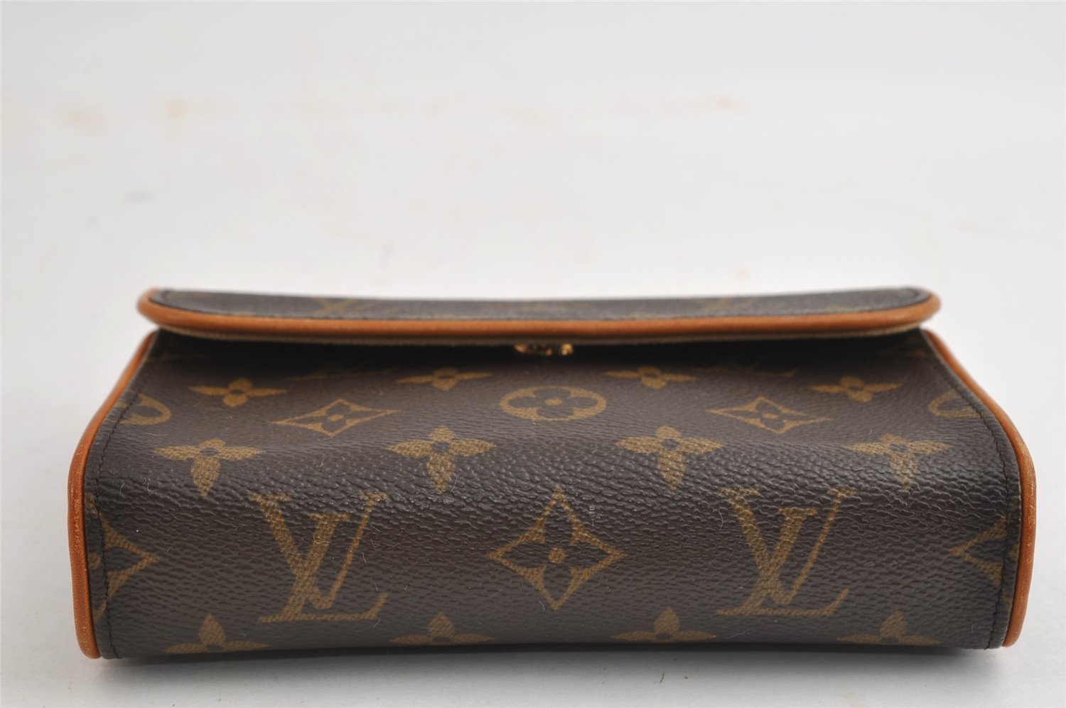 Auth Louis Vuitton Monogram Pochette Florentine Pouch Waist Bag M51855 LV 5758I