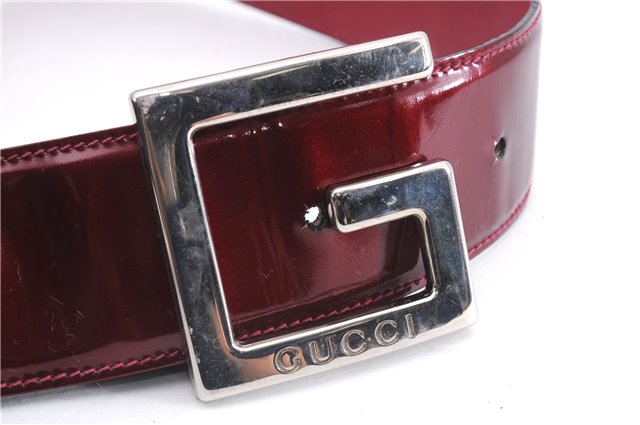 Authentic GUCCI Vintage Enamel Belt Size 70cm 27.6