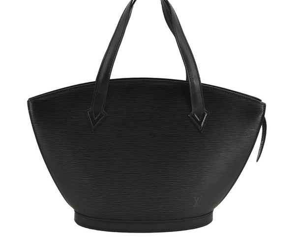 Authentic Louis Vuitton Epi Saint Jacques Hand Bag Black M52272 LV 5759I