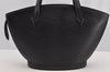 Authentic Louis Vuitton Epi Saint Jacques Hand Bag Black M52272 LV 5759I