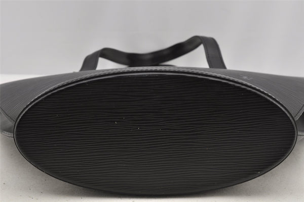 Authentic Louis Vuitton Epi Saint Jacques Hand Bag Black M52272 LV 5759I