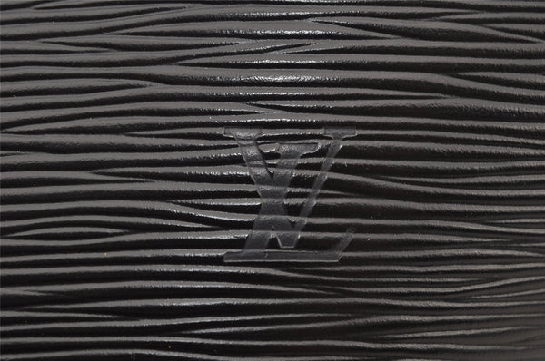 Authentic Louis Vuitton Epi Saint Jacques Hand Bag Black M52272 LV 5759I