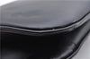 Authentic CELINE Clutch Hand Bag Purse Leather Black 5760D