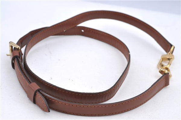 Authentic Louis Vuitton Leather Shoulder Strap Brown 40.9-47.6" LV 5761B