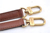 Authentic Louis Vuitton Leather Shoulder Strap Brown 40.9-47.6" LV 5761B