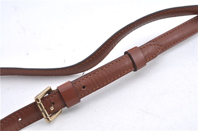 Authentic Louis Vuitton Leather Shoulder Strap Brown 40.9-47.6