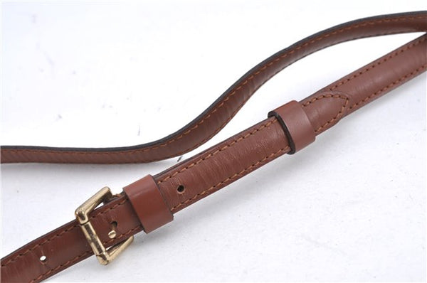 Authentic Louis Vuitton Leather Shoulder Strap Brown 40.9-47.6" LV 5761B