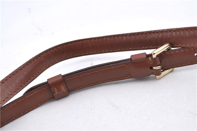 Authentic Louis Vuitton Leather Shoulder Strap Brown 40.9-47.6