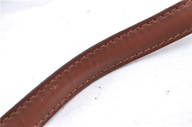 Authentic Louis Vuitton Leather Shoulder Strap Brown 40.9-47.6