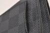 Authentic Louis Vuitton Damier Graphite Ceinture Pochette Homme Waist Bag 5762I