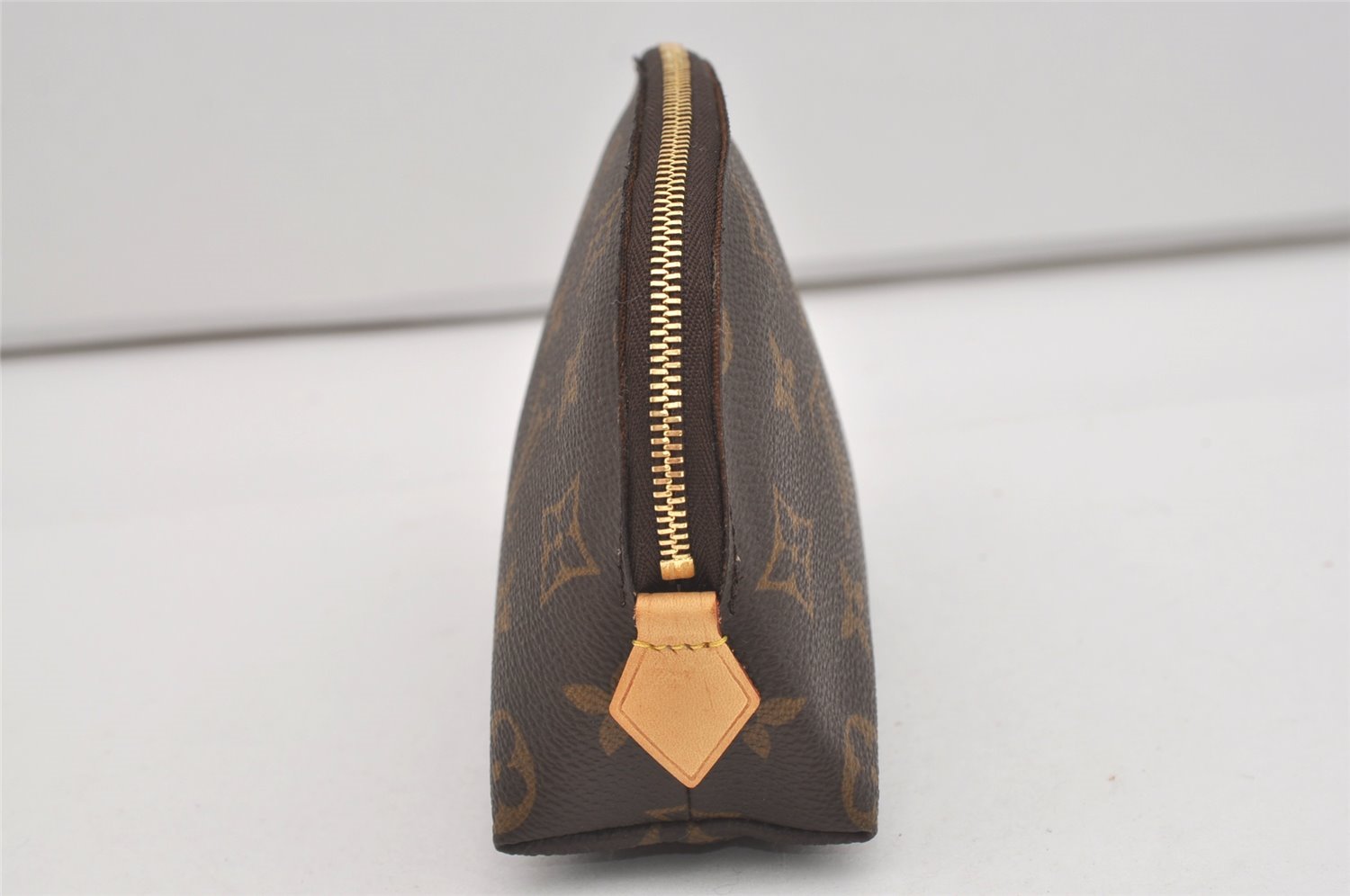 Authentic Louis Vuitton Monogram Pochette Cosmetic Pouch M47515 LV 5765I