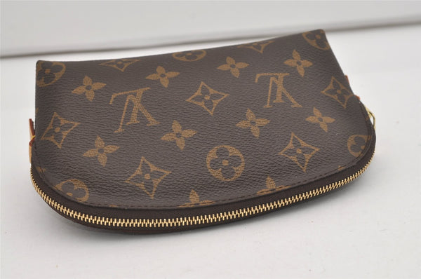 Authentic Louis Vuitton Monogram Pochette Cosmetic Pouch M47515 LV 5765I