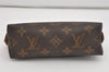 Authentic Louis Vuitton Monogram Pochette Cosmetic Pouch M47515 LV 5765I