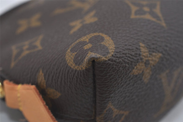 Authentic Louis Vuitton Monogram Pochette Cosmetic Pouch M47515 LV 5765I