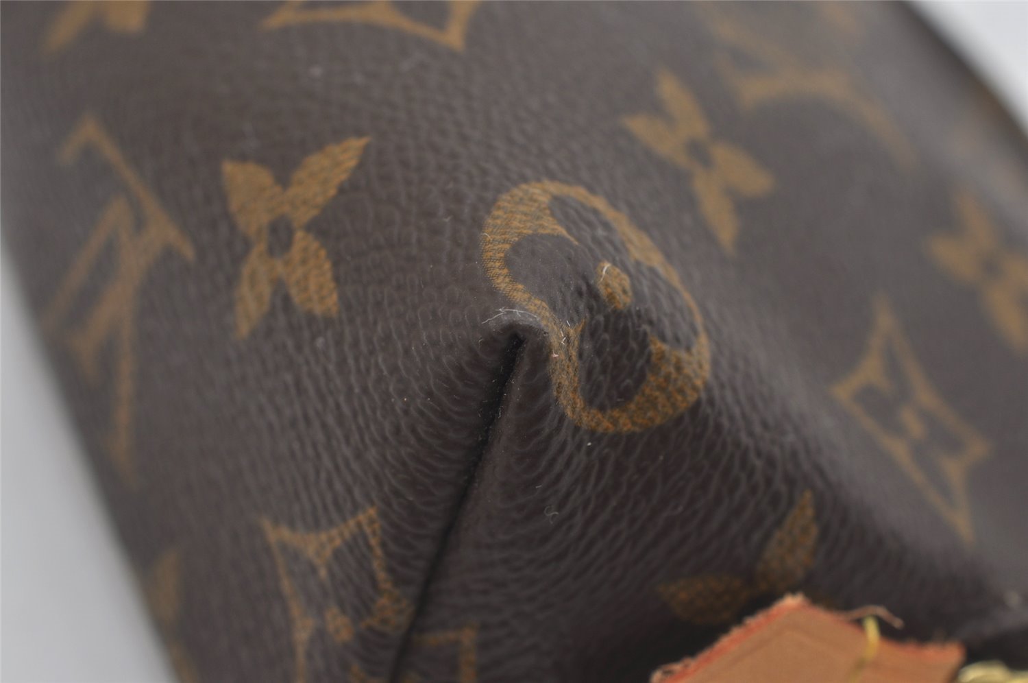 Authentic Louis Vuitton Monogram Pochette Cosmetic Pouch M47515 LV 5765I