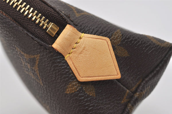 Authentic Louis Vuitton Monogram Pochette Cosmetic Pouch M47515 LV 5765I