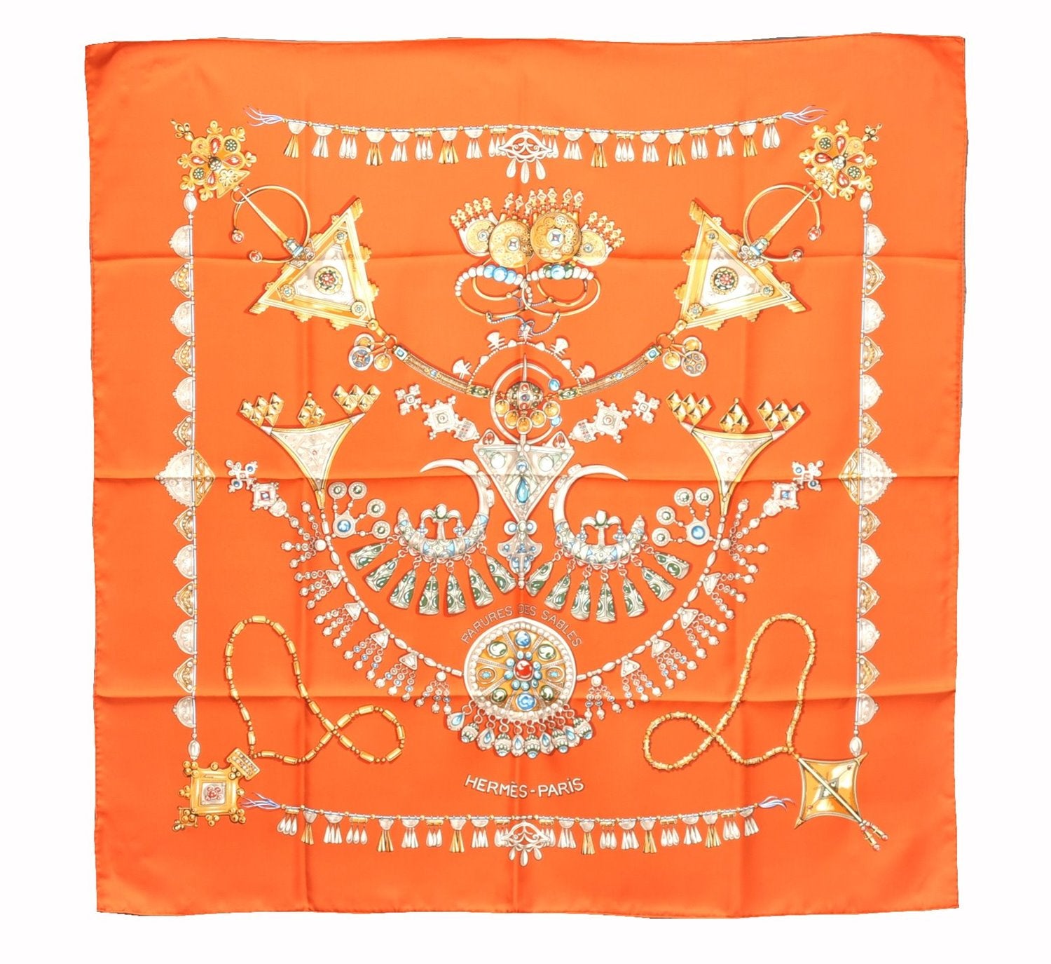 Authentic HERMES Carre 90 Scarf 