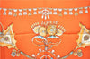 Authentic HERMES Carre 90 Scarf "PARURES DES SABLES" Silk Orange Box 5766F