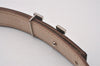 Authentic HERMES Mini Constance Leather Belt Size 65cm 25.6" Black Beige 5767I