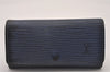 Authentic Louis Vuitton Epi Multicles 4 Key Case Blue M63825 LV 5768I