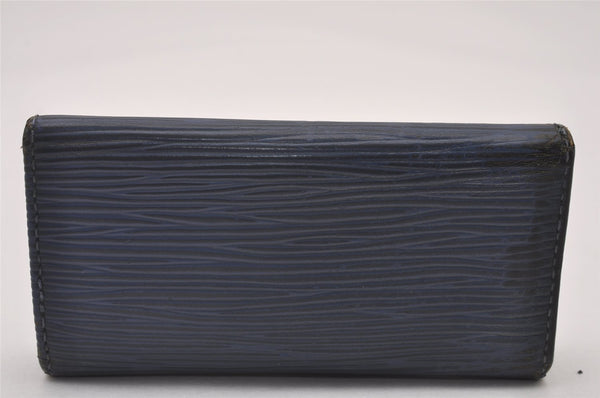 Authentic Louis Vuitton Epi Multicles 4 Key Case Blue M63825 LV 5768I