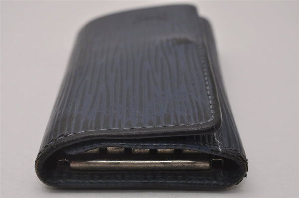 Authentic Louis Vuitton Epi Multicles 4 Key Case Blue M63825 LV 5768I