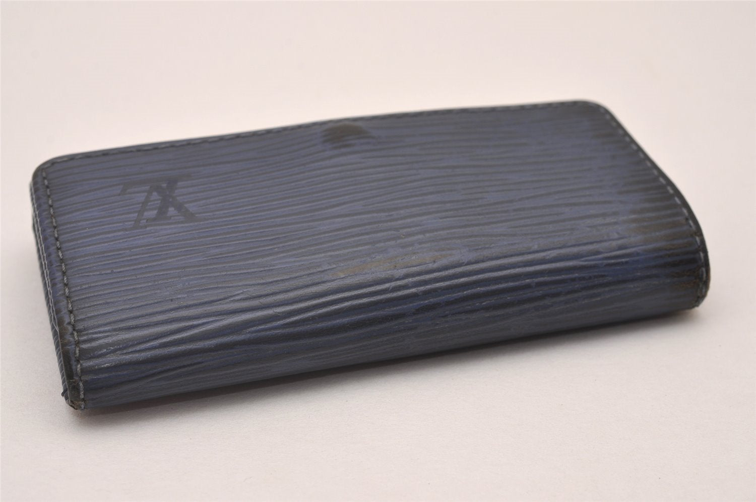 Authentic Louis Vuitton Epi Multicles 4 Key Case Blue M63825 LV 5768I